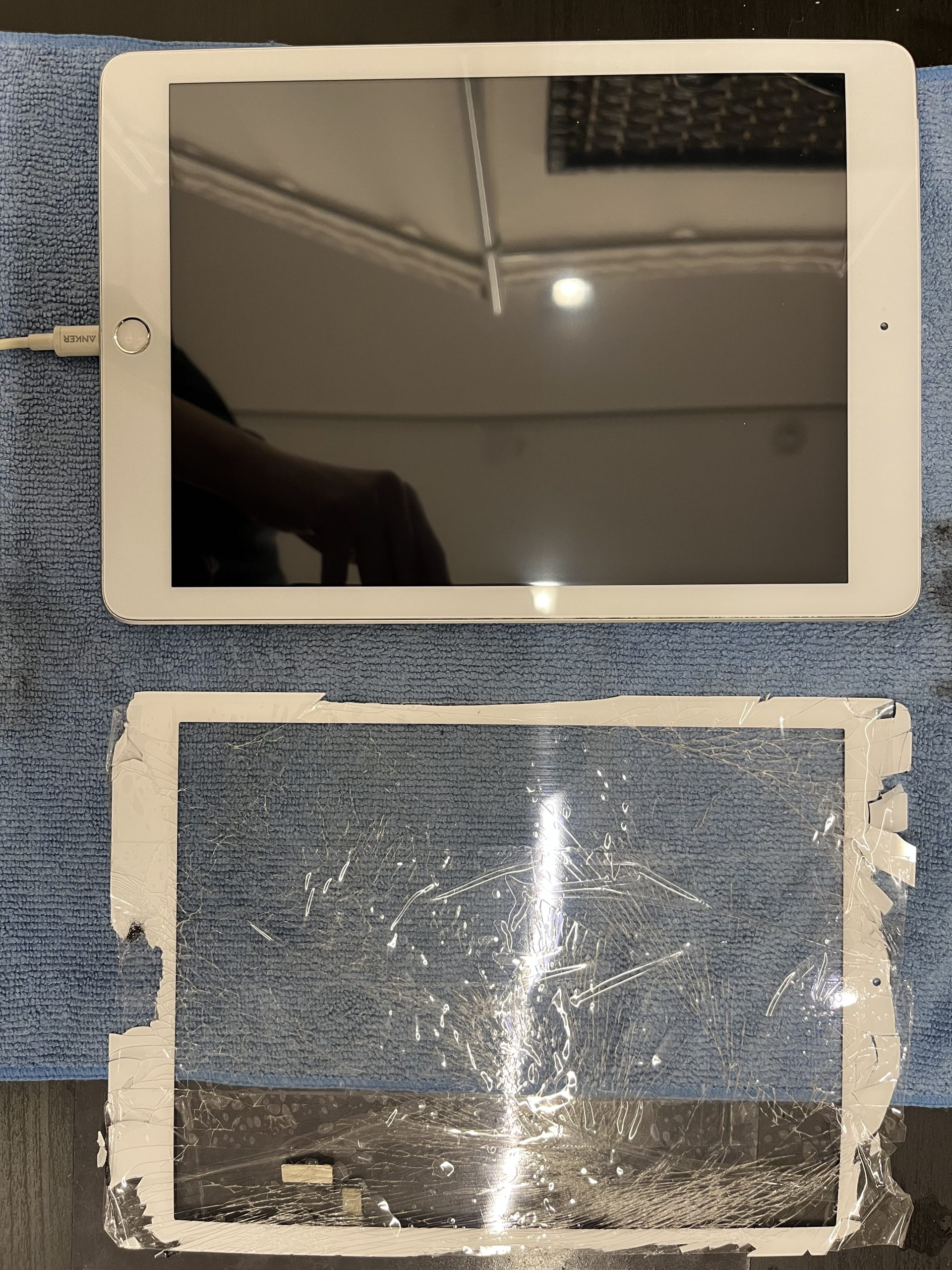 京都府宇治市より iPad(第5世代)画面割れ修理 |