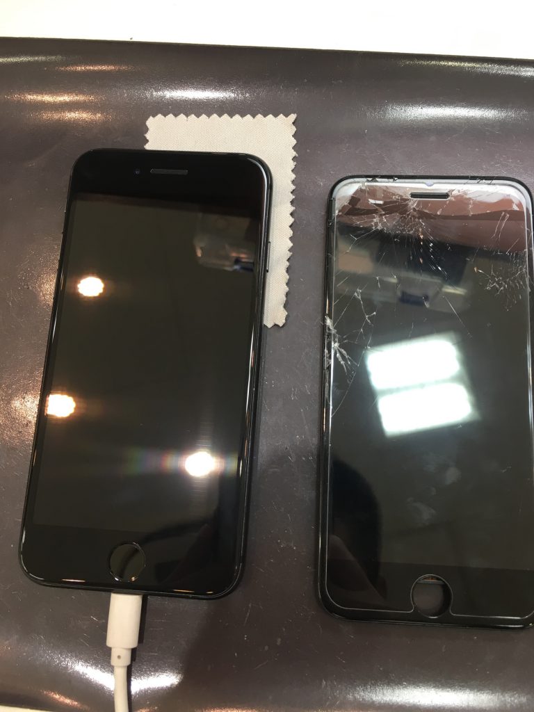 修理後のiPhone８