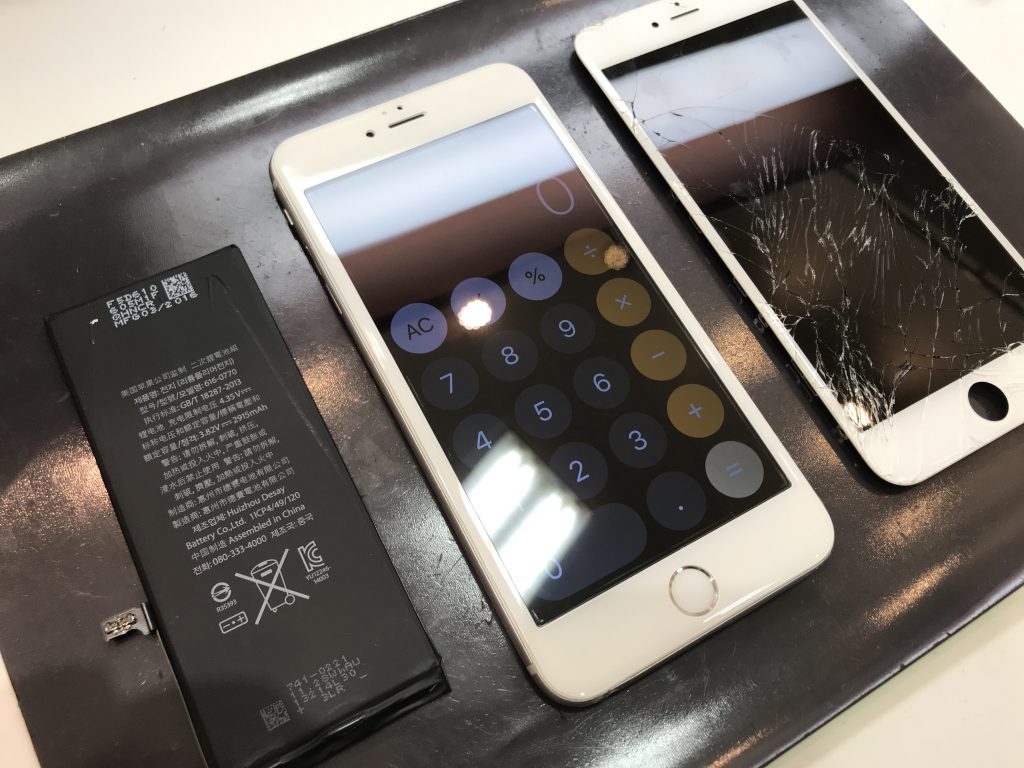 バッテリー交換が3000円と格安でできたiPhone6plus、アイホン6プラス、iPhone