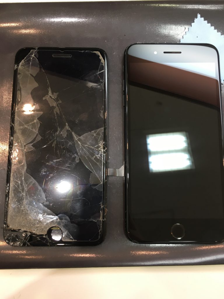 修理後のiPhone7P