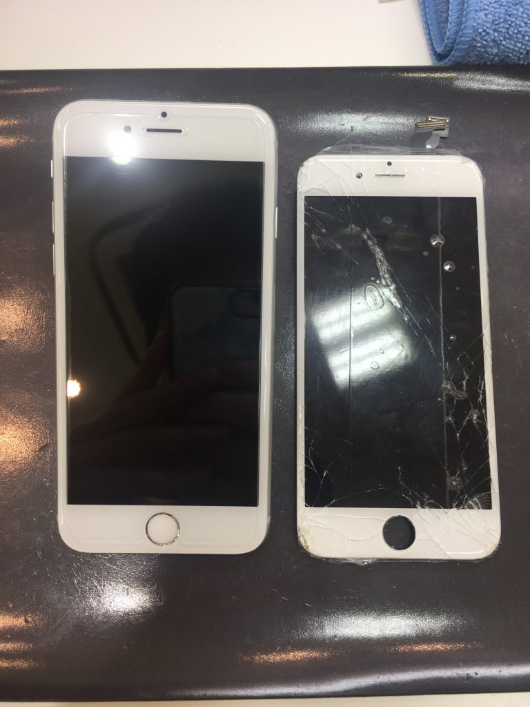 修理後のiPhone６
