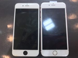 iphone6sの水没、画面交換