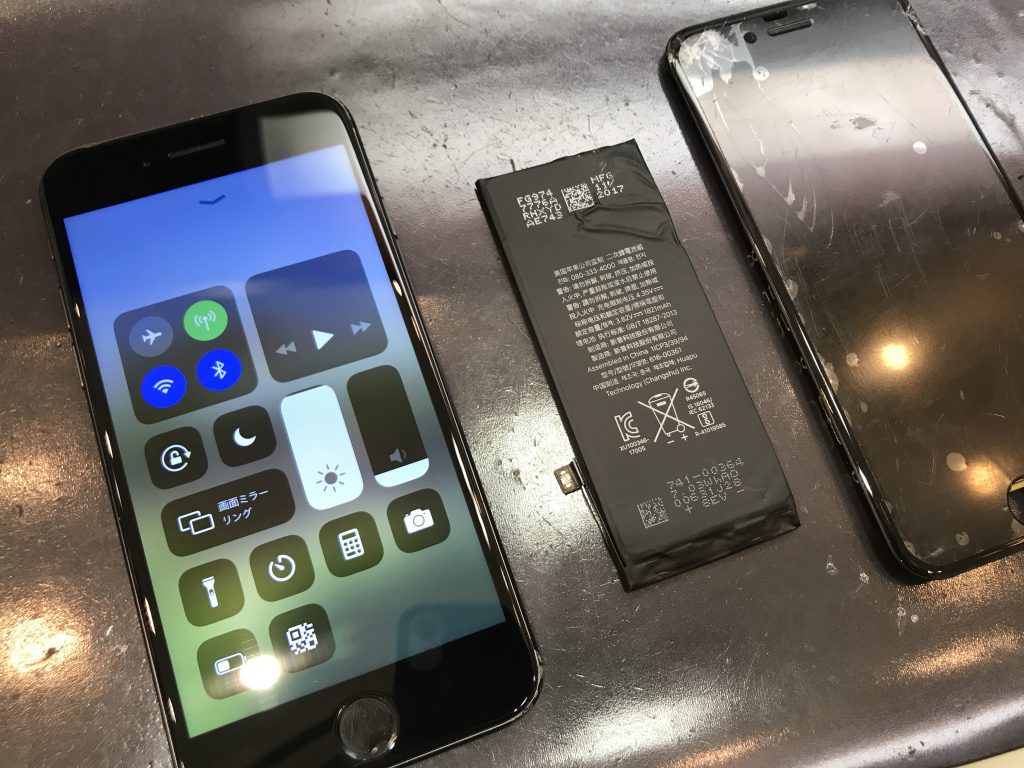 iPhone8画面修理、アイホン8