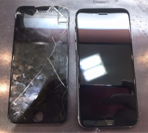 iphone6sの画面割れ液晶割れ交換修理
